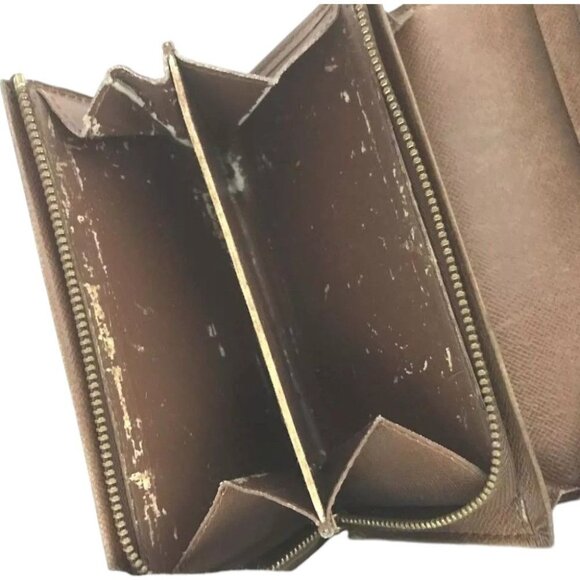 280148AW (V1) Louis Vuitton Wallet Porte Monnaie Billets Brown Monogram - Picture 7 of 10